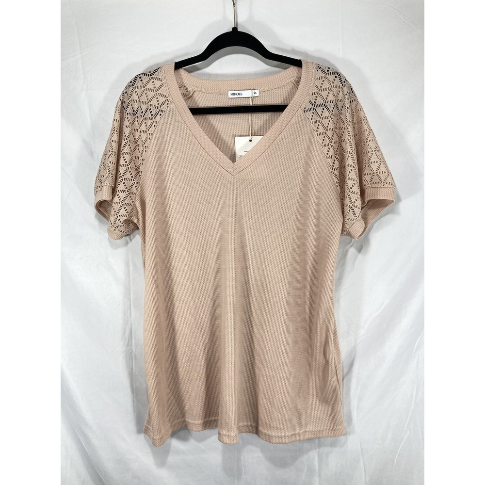 MIHOLL Boho Babydoll Style Shirt• NWT • XXL • Pink